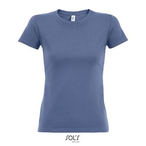 Tee-shirt personnalisé femme col rond | Imperial Women Bleu