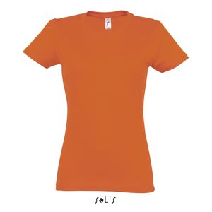 Tee-shirt personnalisé femme col rond | Imperial Women Orange