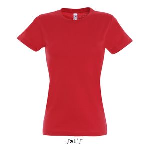 Tee-shirt personnalisé femme col rond | Imperial Women Rouge