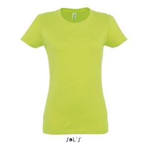 Tee-shirt personnalisé femme col rond | Imperial Women Vert pomme