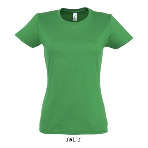 Tee-shirt personnalisé femme col rond | Imperial Women Vert prairie