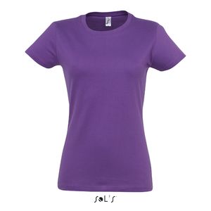 Tee-shirt personnalisé femme col rond | Imperial Women Violet clair