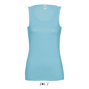 Débardeur publicitaire femme | Jane Bleu atoll
