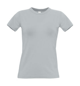 T-shirt personnalisé femme manches courtes | Exact 190 women Pacific Grey