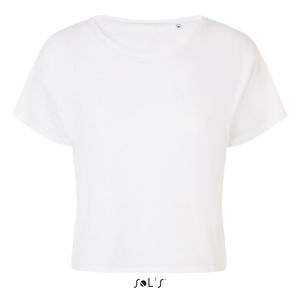 Crop top publicitaire femme | Maeva Blanc