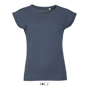 Tee-shirt publicitaire femme col rond | Melba Denim