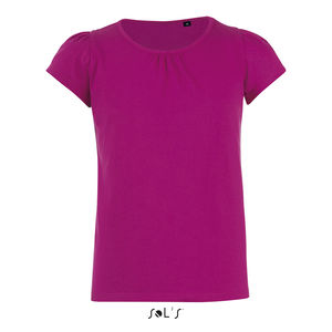 Tee-shirt personnalisé fillette | Melody Fuchsia
