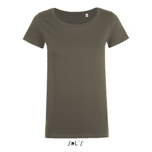 Tee-shirt publicitaire col rond ajusté femme | Mia Army