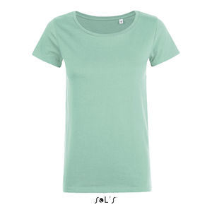 Tee-shirt publicitaire col rond ajusté femme | Mia Mint