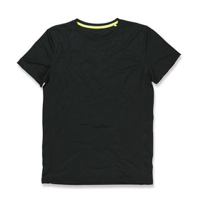 T-shirt personnalisé homme manches courtes | Active 140 Crew Neck Men Black Opal