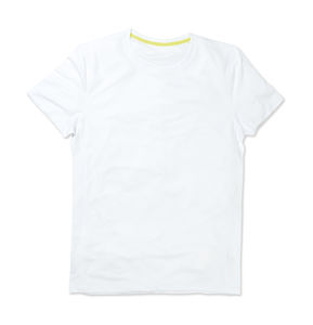 T-shirt personnalisé homme manches courtes | Active 140 Crew Neck Men White