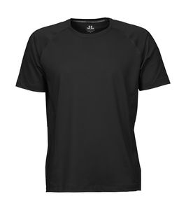 T-shirt publicitaire homme manches courtes raglan | Allinge Black