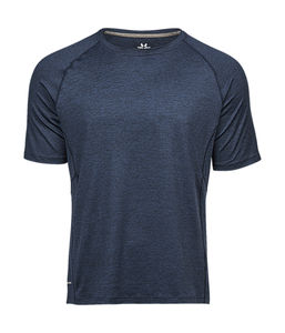 T-shirt publicitaire homme manches courtes raglan | Allinge Navy Melange