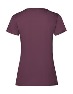 T-shirt femme publicitaire | Ladies Valueweight T Burgundy