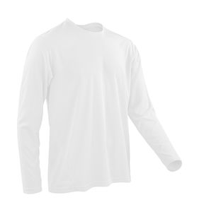 T-shirt personnalisé homme avec manches longues | Performance LS White