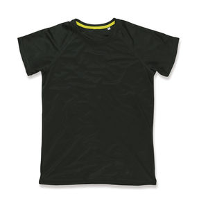 T-shirt publicitaire femme à manches courtes | Active 140 Raglan Women Black Opal