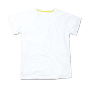 T-shirt publicitaire femme à manches courtes | Active 140 Raglan Women White