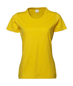 T-shirt publicitaire femme manches courtes | Fossa Bright Yellow