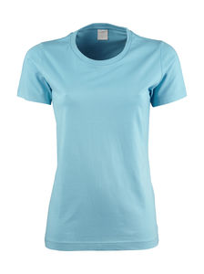 T-shirt publicitaire femme manches courtes | Fossa Turquoise