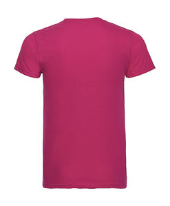 T-shirt personnalisé homme manches courtes cintré | Dezhou Fuchsia