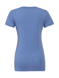 T-shirt femme triblend col rond publicitaire | Antarès Blue Triblend