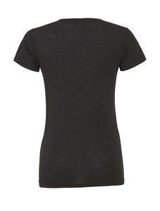 T-shirt femme triblend col rond publicitaire | Antarès Charcoal Black Triblend