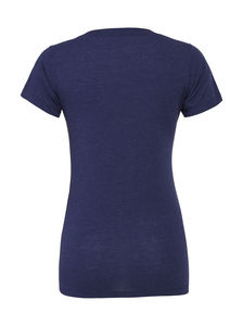 T-shirt femme triblend col rond publicitaire | Antarès Navy Triblend