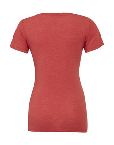 T-shirt femme triblend col rond publicitaire | Antarès Red Triblend