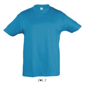 Tee-shirt publicitaire enfant col rond | Regent Kids Aqua