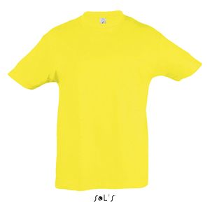 Tee-shirt publicitaire enfant col rond | Regent Kids Citron