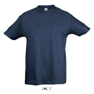 Tee-shirt publicitaire enfant col rond | Regent Kids Denim