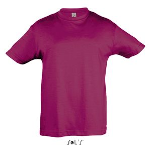 Tee-shirt publicitaire enfant col rond | Regent Kids Fuchsia