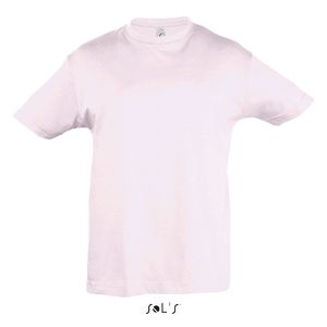 Tee-shirt publicitaire enfant col rond | Regent Kids Rose pale