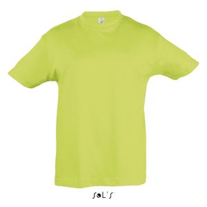 Tee-shirt publicitaire enfant col rond | Regent Kids Vert pomme