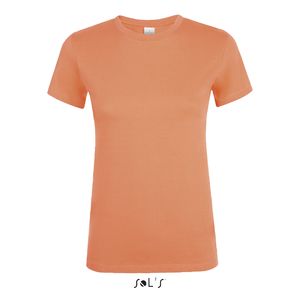 Tee-shirt personnalisé femme col rond | Regent Women Abricot
