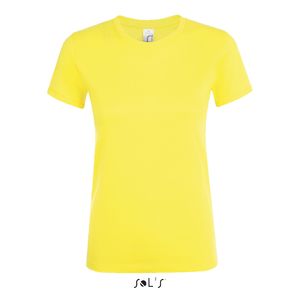 Tee-shirt personnalisé femme col rond | Regent Women Citron