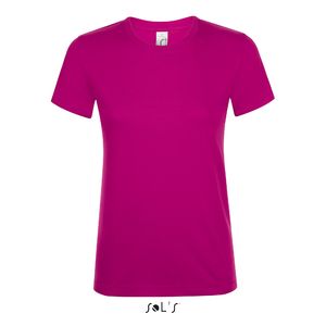 Tee-shirt personnalisé femme col rond | Regent Women Fuchsia