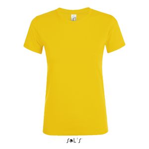 Tee-shirt personnalisé femme col rond | Regent Women Jaune