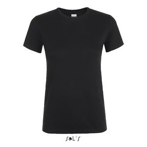 Tee-shirt personnalisé femme col rond | Regent Women Noir profond