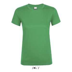 Tee-shirt personnalisé femme col rond | Regent Women Vert prairie