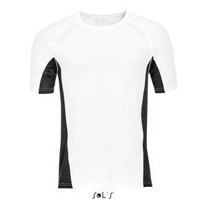 Tee-shirt publicitaire running homme manches courtes | Sydney Men Blanc