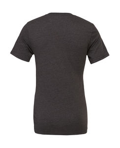 T-shirt publicitaire unisexe manches courtes cintré | Schédar Dark Grey Heather