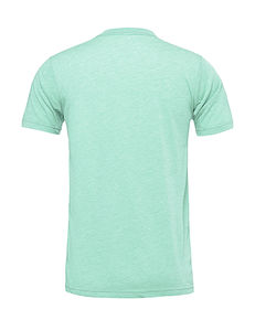 T-shirt publicitaire unisexe manches courtes cintré | Schédar Heather Sea Green