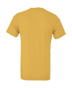 T-shirt publicitaire unisexe manches courtes cintré | Schédar Heather Yellow Gold