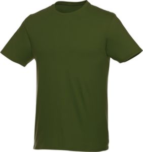 T-shirt publicitaire unisexe manches courtes Heros Vert militaire