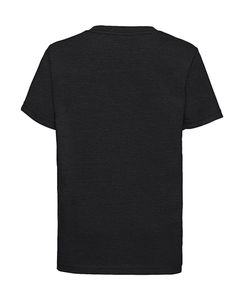 T-shirt publicitaire enfant manches courtes col en v | Hainan Black