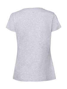 T-shirt publicitaire femme manches courtes | Ladies Ringspun Premium T Ash