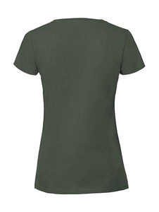 T-shirt publicitaire femme manches courtes | Ladies Ringspun Premium T Bottle Green