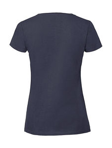 T-shirt publicitaire femme manches courtes | Ladies Ringspun Premium T Deep Navy