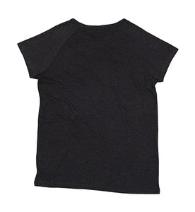 T-shirt publicitaire unisexe manches courtes raglan | Berners Charcoal Grey Melange